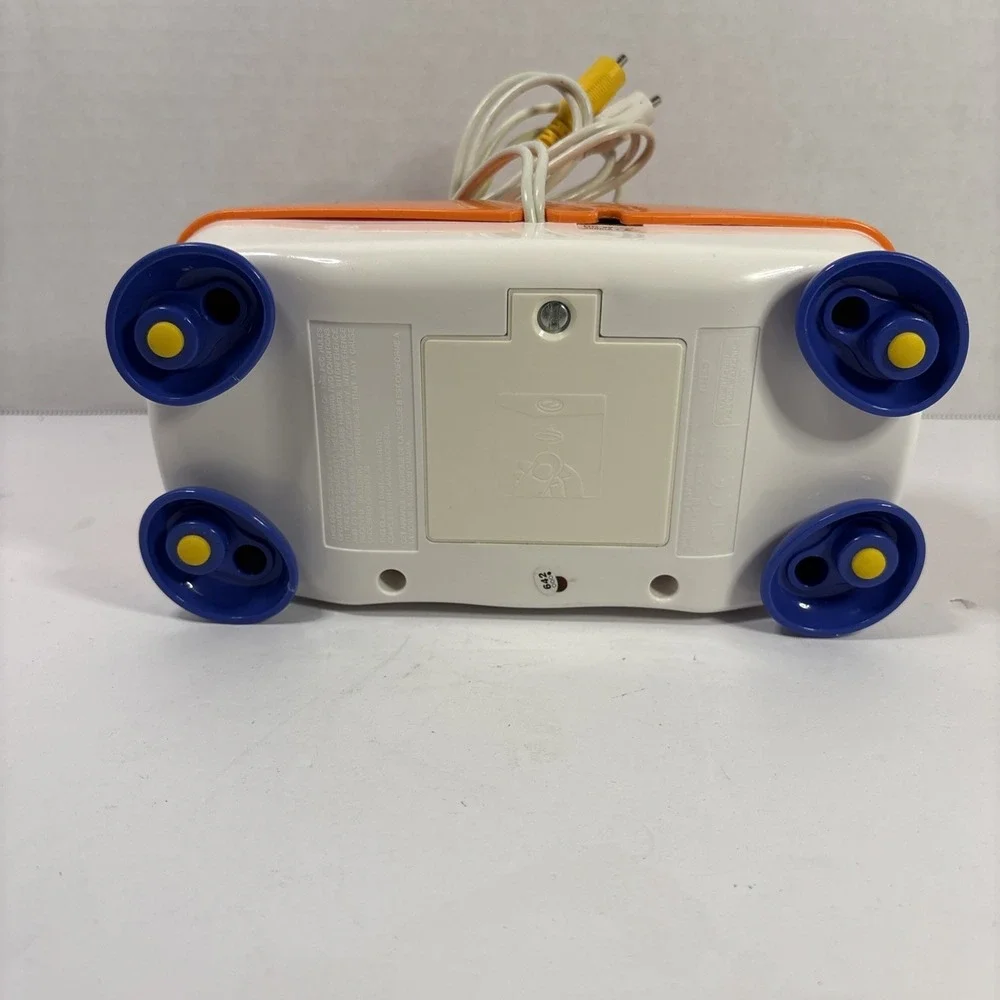 VTech V.Smile Baby Infant Development System Console Orange White Blue Untested
